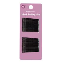 Bobby Pins Amazon Basics Black 48 unidades