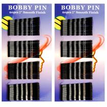 Bobby Pins genéricos pretos de 5 cm para mulheres, meninas e crianças (120 unidades) Bobby Pins genéricos pretos de 5 cm para mulheres, meninas e crianças (120 unidades)