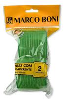 Bobes Autoaderentes 60mm Marco Boni 2un Para Cachos Grandes Verde
