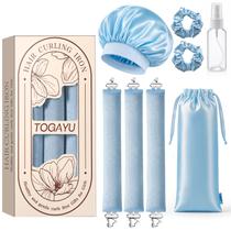 Bobes Jumbo Togayu para Cachos Sem Calor com Touca Bobes Jumbo Togayu para Cachos Sem Calor com Touca