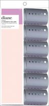 Bobes magnéticos para cabelo Diane 5 cm cinza 12 unidades