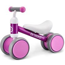 Bobike Baby Balance Bike Toys para meninos de 1 ano de idade Meninas 10-24 meses Brinquedo infantil Criança Melhor presente de primeiro aniversário Crianças Walker Sem Pedal Infantil Bicicleta de 4 Rodas