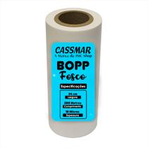 Bobina Bopp Fosco Para Laminação A3 34cmx250m Cassmar 01un Bobina Bopp Fosco Para Laminação A3 34cmx250m Cassmar 01un