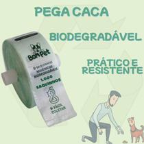 Bobina c/ 1000 saquinhos higiênicos biodegradáveis pega caca