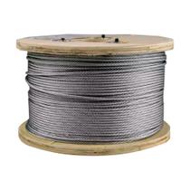Bobina Cabo de Aço Galvanizado 6x7 3/16 4,8mm 250 Metros