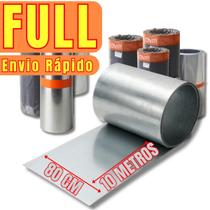 Bobina Chapa 80 Cm X 10 M Rolo Galvanizada 0,40mm Calha Rufo Bobina Chapa 80 Cm X 10 M Rolo Galvanizada 0,40mm Calha Rufo