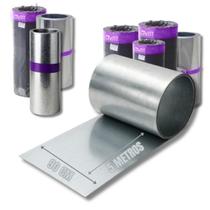 Bobina Chapa 90 Cm X 5 M Rolo Galvalume 0,30mm Calha Rufo