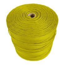 Bobina Corda Fio 6Mm Trançada Polietileno - Amarelo