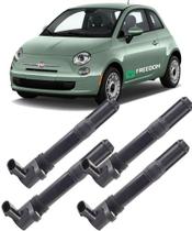 Bobina de ignição fiat 500 idea punto 1.4 16v flex 2008 á 2019 kit c/4 unidades