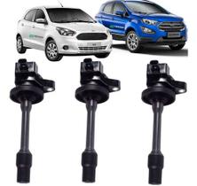 Bobina de ignição ford ka ecosport 1.5 12v 3cc 2018 á 2021 kit c/3