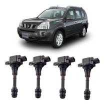 Bobina de ignição nissan xtrail 2.5 2005 á 2008 - kit c/ 4 Bobina de ignição nissan xtrail 2.5 2005 á 2008 - kit c/ 4