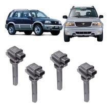 Bobina de ignição suzuki grand vitara gm tracker 2.0 1997 á 2003 - kit c/ 4