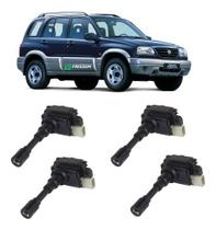 Bobina de ignição suzuki grand vitara swift jimny baleno 1.6 - kit c/ 4