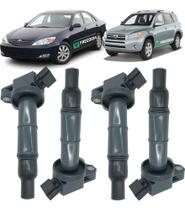 Bobina de ignição toyota rav4 2.0 2.4 2001 á 2008 camry 2.4 2002 á 2010 kit c/4 unidades
