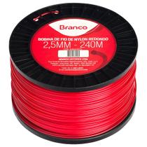 Bobina de Nylon para Roçadeiras 2.5MM x 240 metros - Branco 29601855