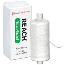 Bobina de recarga de fio dental Johnson & Johnson Reach Mint 200m