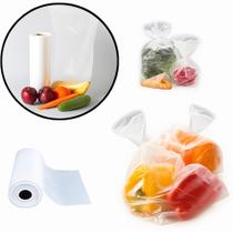 Bobina de Saco Plástico Picotada 30x38 cm com 500 unidades