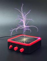 Bobina de Tesla WARDENCLYFFE 10MINI Vermelha 10 cm de Arco 110 V/220 V Bobina de Tesla WARDENCLYFFE 10MINI Vermelha 10 cm de Arco 110 V/220 V