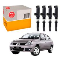 Bobina Ignição Ngk Clio Sedan 1.6 16v K4m 2003 A 2009