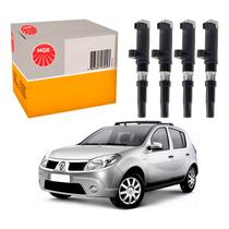 Bobina Ignição Ngk Sandero 1.6 16v K4m 2007 A 2013