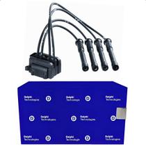 Bobina Ignição Renault Clio Kangoo Twingo 1.0 16v 2001 Ate 2004 Peugeot 206 1.0 16v 2000 em Diante Delphi