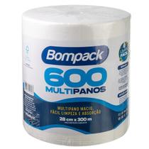 Bobina Pano Multiuso Limpeza 600un Picotado 300M Branco