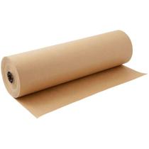 Bobina papel kraft 60 cm de largura pardo monólucido 80 gramas loja comercio embalagem 200 metros