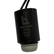 Bobina para Valvula Solenoide Baccara 24V AC 2W Normal Fechada