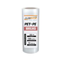 Bobina Pet-Pe Brilho 75 micras para Laminação 33x100m Marpax 01un