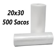 Bobina Picotada Plastica 20cmX30cm com 500 Sacos para Freezer e alimentos - Diciplan