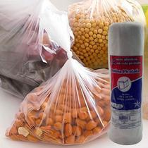Bobina picotada plastica para alimentos reforcada tamanho 30x40cm com 667 saquinhos.