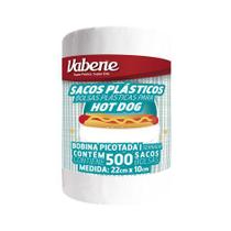 Bobina Picotada Saco Plástico para HotDog - 500 UN