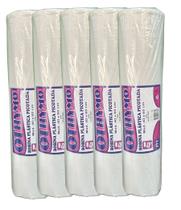 Bobina plástica picotada 40x60 10 un saco transparente mercado