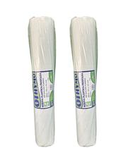 Bobina plástica picotada 50x70 2un saco transparente mercado