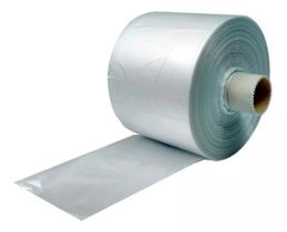 Bobina plástica picotada fundo estrela 35x45cm Média 1 unidade para alimentos