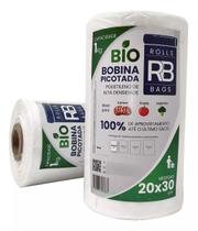 Bobina Plástica Picotada Fundo Reto 20x30 P/1kg 750 Sacos Bobina Plástica Picotada Fundo Reto 20x30 P/1kg 750 Sacos