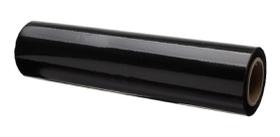 Bobina Rolo Filme Stretch Preto 50Cm X 25 Micras - 1 Rolo