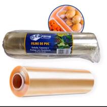 Bobina rolo plástico filme PVC refil 28cm*300m