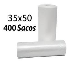 Bobina Saco Plastico tamanho Grande 35cm X 50cm Com 400 Sacos