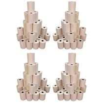 Bobina Térmica 57mm x 15m Branca 48g Kit 112 Rolos para Maquininha de Cartão, PDV e ECF Impressão Nítida e Durável