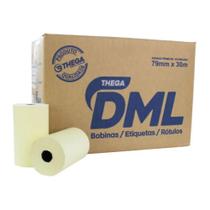 Bobina Térmica 79mm X 30 Metros Cor Amarela 30 Unidades