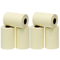 Bobina Térmica 79mm X 30 Metros Cor Amarela 6 Unidades