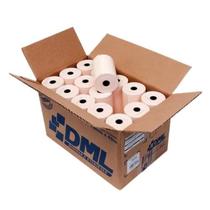 Bobina Térmica 79mm X 30 Metros Cor Salmão 15 Unidades