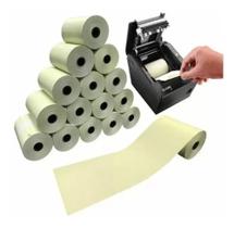 Bobina Térmica 79x30 30 un Para Impressora Térmica Elgin DML -THEGA - Cor: Amarela