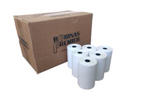 Bobina Térmica 80x40 Branca - 30 Rolos p/ Cupom Fiscal PDV ECF SAT e Não-Fiscal Bobinas Premier
