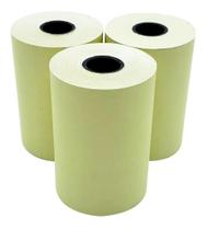 Bobina Térmica Amarela 57x15 Caixa 50 Rolos para Cartão De Crédito Bobina Térmica Amarela 57x15 Caixa 50 Rolos para Cartão De Crédito