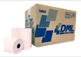 Bobina Térmica Amarela 79mm x 30m DML Thega- Caixa com 30 unidades Bobina Térmica Amarela 79mm x 30m DML Thega- Caixa com 30 unidades