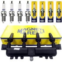 Bobina + Velas Ignição C3 106 206 207 Partner Hoggar Marelli Bobina + Velas Ignição C3 106 206 207 Partner Hoggar Marelli