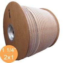Bobina Wire-o 2x1 Branco 1 1/4 para 270fls 2.100 anéis Bobina Wire-o 2x1 Branco 1 1/4 para 270fls 2.100 anéis