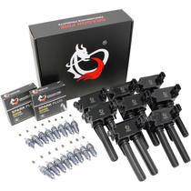Bobinas de ignição e velas de ignição de irídio AIP Electronics V8 Bobinas de ignição e velas de ignição de irídio AIP Electronics V8